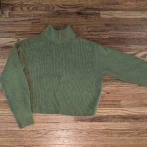 Lululemon Green Turtleneck Sweater